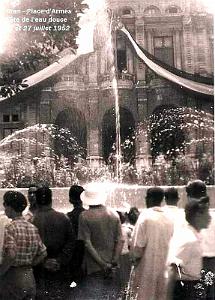 Oran - Place d'Armes - Fete de l'Eau Douce - 27 07 1952